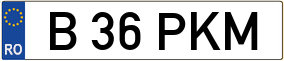 Truck License Plate